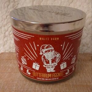 Bath and Body Works ButterRum Eggnog 3 Wick Candle